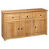 Rustika Rowe -  Sideboard 135x40x80 cm Solid Pinewood Panama Range